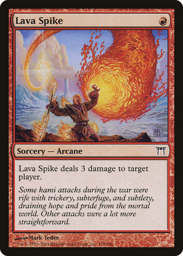 Lava Spike (CHK-178) (Foil)
