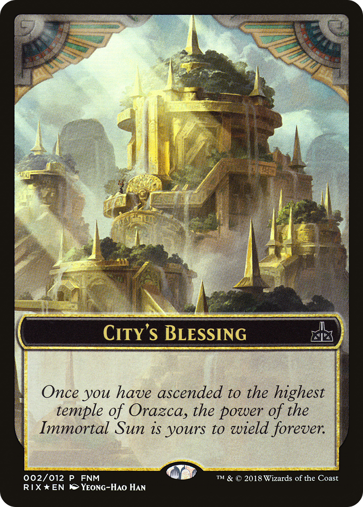 City's Blessing // Elemental (FNM-002) (Foil)