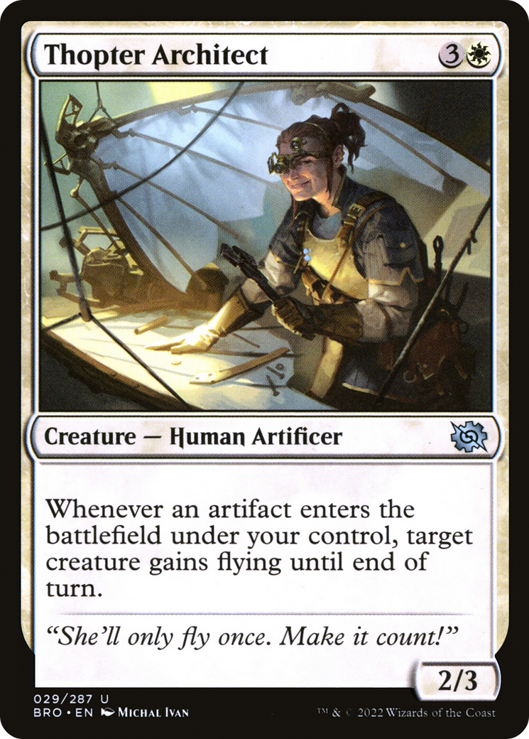 Thopter Architect (BRO-029) (Foil)