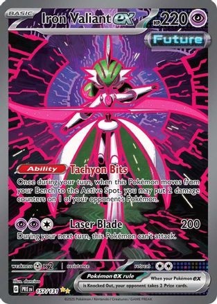 Iron Valiant ex (PRE-157) (Holofoil)