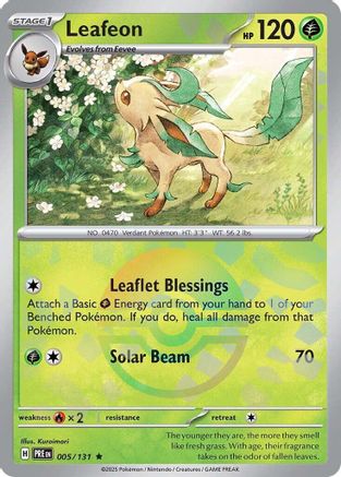 Leafeon (Poke Ball Pattern) (PRE-005) (Holofoil)