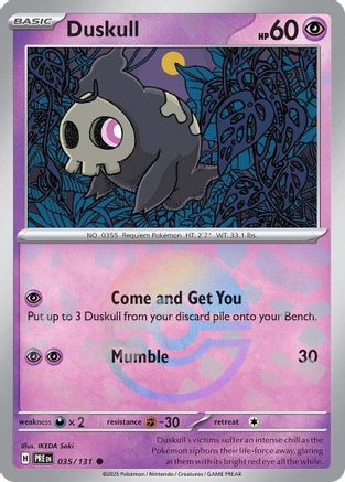Duskull (Poke Ball Pattern) (PRE-035) (Holofoil)