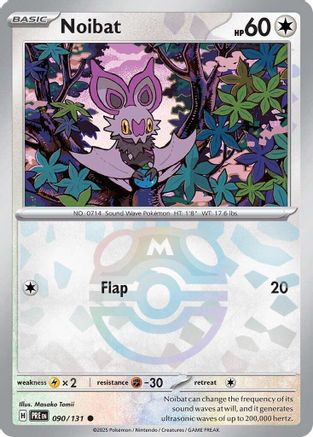 Noibat (Master Ball Pattern) (PRE-090) (Holofoil)