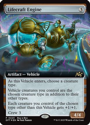 Lifecraft Engine (Extended Art) (DFT-423) (Foil)