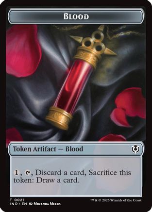 Blood // Clue Double-Sided Token (INR-21 // 22) (Foil)