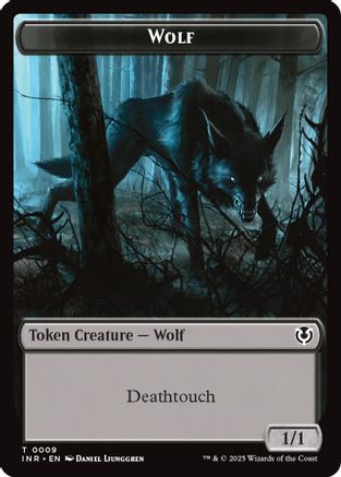 Wolf (0009) // Wolf (0018) Double-Sided Token (INR-9 // 18)