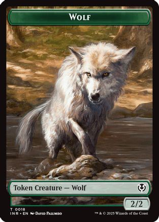 Wolf (0018) // Emblem - Arlinn, Embraces by the Moon Double-Sided Token (INR-18 // 23)