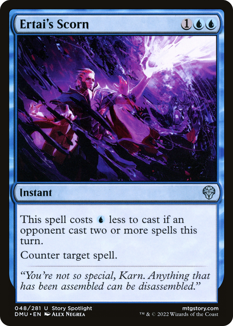 Ertai's Scorn (DMU-048) (Foil)