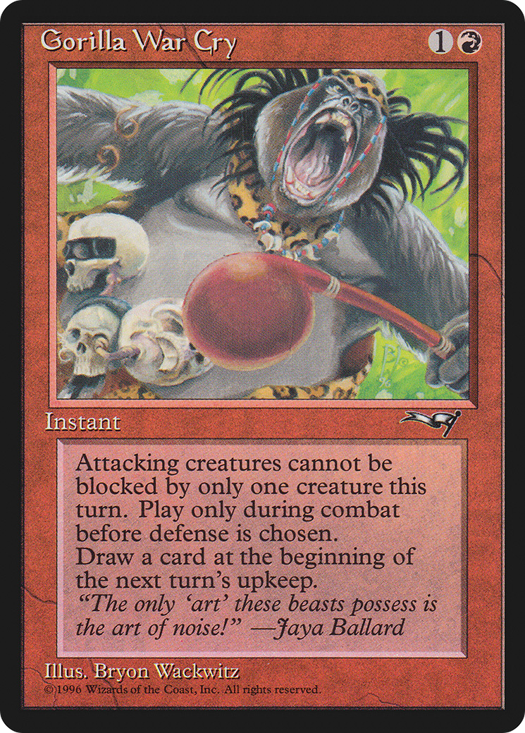 Gorilla War Cry (ALL-73A)