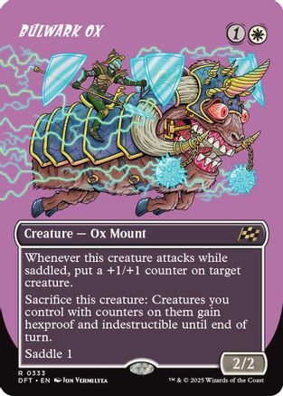 Bulwark Ox (Borderless) (DFT-333) (Foil)