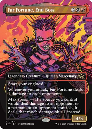 Far fortune, End Boss (Borderless) (DFT-363) (Foil)
