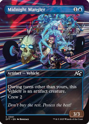 Midnight Mangler (Borderless) (DFT-301) (Foil)