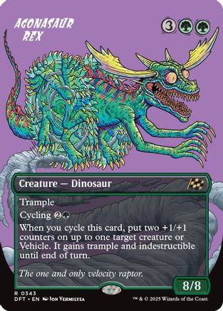 Agonasaur Rex (Borderless) (DFT-343) (Foil)