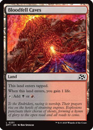 Bloodfell Caves (DFT-251) (Foil)