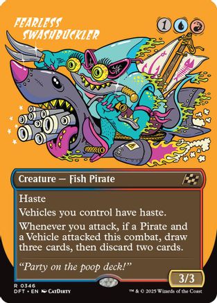 Fearless Swashbuckler (borderless) (DFT-346) (Foil)
