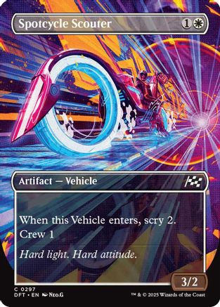 Spotcycle Scouter (Borderless) (DFT-297) (Foil)