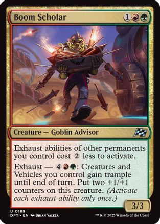 Boom Scholar (DFT-189) (Foil)