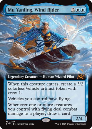 Mu Yanling, Wind Rider (Extended Art) (DFT-379) (Foil)