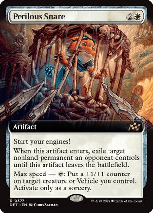 Perilous Snare (Extended Art) (DFT-377) (Foil)