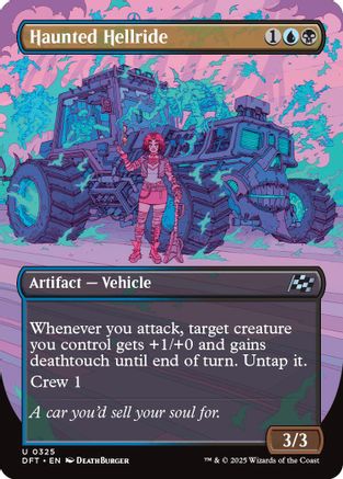 Haunted Hellride (Borderless) (DFT-325) (Foil)