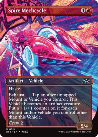 Spire Mechcycle (Borderless) (DFT-314) (Foil)