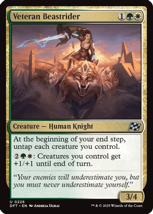 Veteran Beastrider (DFT-226) (Foil)