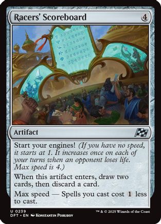 Racers' Scoreboard (DFT-239) (Foil)