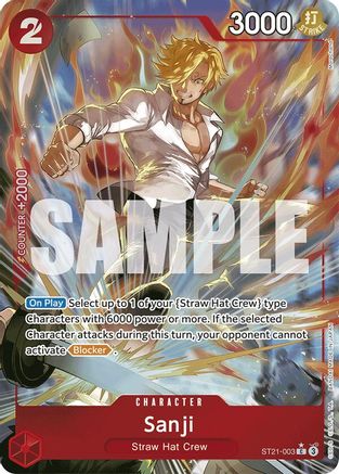Sanji (Parallel) (ST21-003) (Foil)
