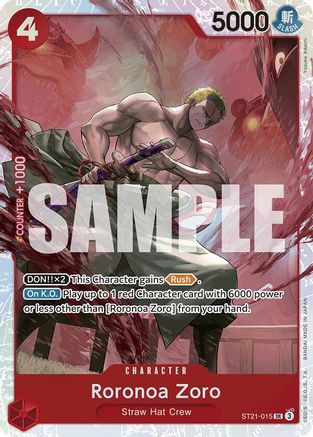 Roronoa Zoro (ST21-015) (Foil)