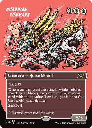 Guardian Sunmare (Borderless) (DFT-334) (Foil)