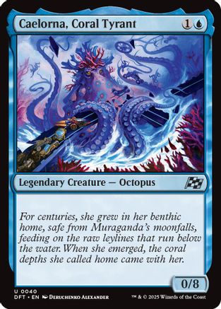 Caelorna, Coral Tyrant (DFT-040) (Foil)