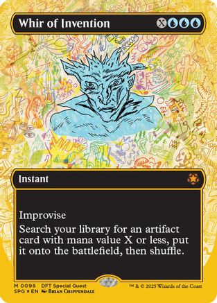 Whir of Invention (Borderless) (First-Place Foil) (SPG-096) (Foil)