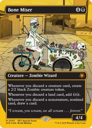 Bone Miser (Borderless) (First-Place Foil) (SPG-097) (Foil)