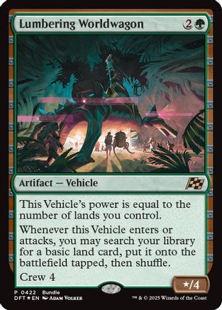 Lumbering Worldwagon (DFT-422) (Foil)