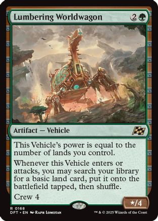 Lumbering Worldwagon (DFT-168) (Foil)