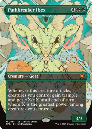Pathbreaker Ibex (Borderless) (SPG-091) (Foil)