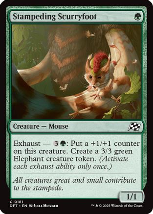 Stampeding Scurryfoot (DFT-181) (Foil)