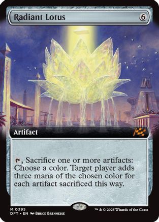 Radiant Lotus (Extended Art) (DFT-395) (Foil)