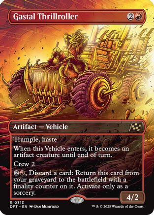 Gastal Thrillroller (Borderless) (DFT-313) (Foil)