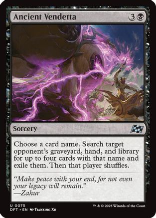Ancient Vendetta (DFT-075) (Foil)
