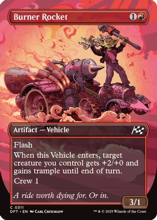 Burner Rocket (Borderless) (DFT-311) (Foil)