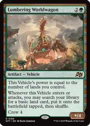 Lumbering Worldwagon (PRE-168) (Foil)