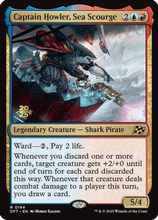 Captain Howler, Sea Scourge (PRE-194) (Foil)