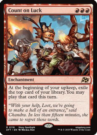 Count on Luck (PPDFT-118) (Foil)
