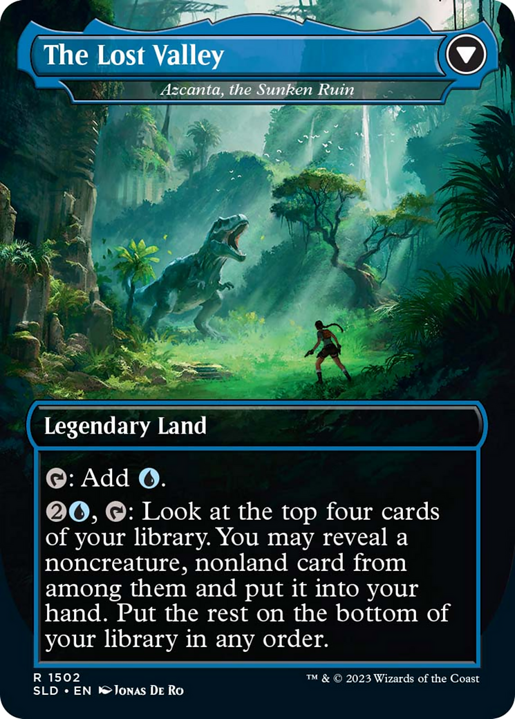 Search for Azcanta // Azcanta, the Sunken Ruin (SLD-1502) (Borderless) (Foil)