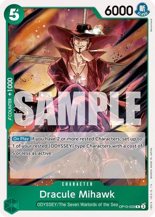 Dracule Mihawk (OP10-029) (Foil)