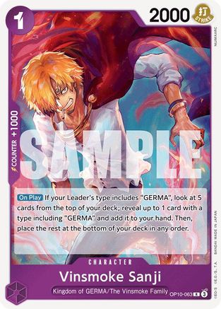 Vinsmoke Sanji (OP10-063) (Foil)