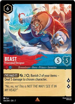 Beast - Frustrated Designer (7-136) (Cold Foil)