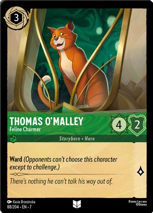 Thomas O'Malley - Feline Charmer (7-088) (Cold Foil)