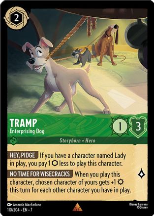 Tramp - Enterprising Dog (7-110) (Cold Foil)